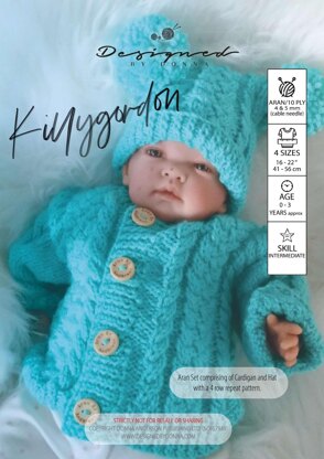 "Killygordon" Aran Knitting Pattern for Baby