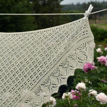 Teardrop Bridal Shawl