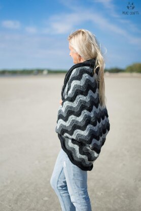 Rebel Chevron Poncho