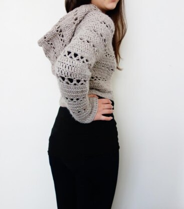 Hooded Cropped Sweater