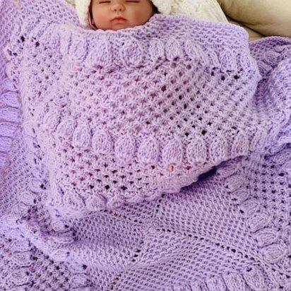 "Tuesday's Child" baby blanket