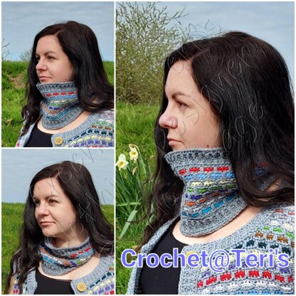 Festival Mosaic Neck Warmer