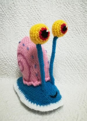 Knitted Gary the Snail