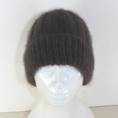 Fluffy 3x3 Rib Beanie Hat