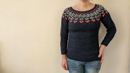 Fairisle Hearts Sweater