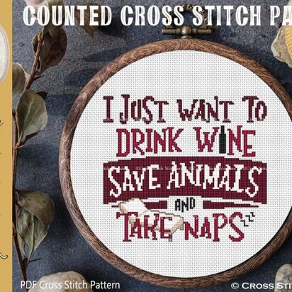 I Just Want To Drink, Save Animals and Take Naps
