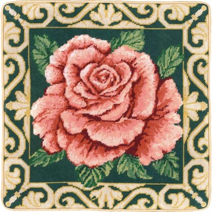 Candamar Tradition Rose Counted Tapestry Kit