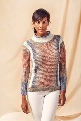 Ribline Pullover in Universal Yarn Off Beat - Downloadable PDF