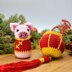 Lunar New Year Lantern Pig