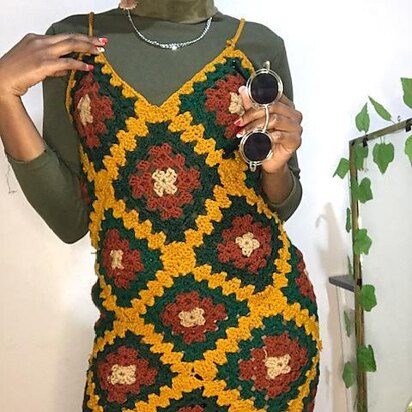 Granny Square Dress