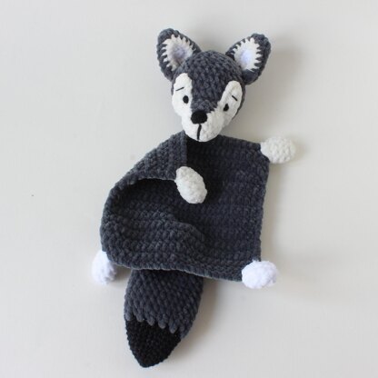 Wolf crochet lovey