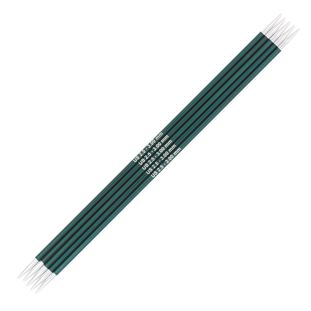 Knitter's Pride Zing 8 inch (20 cm) Double Point Knitting Needles