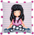 Vervaco Gorjuss Words Cushion Cross Stitch Kit - 40cm x 40cm