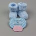 Izaiah unisex baby pram set 20" chest cardigan, hat, trousers, mitts & booties