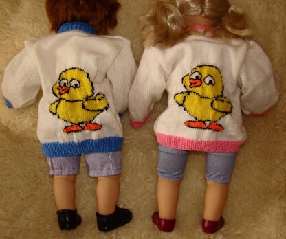 Cute Duck / Chick Cardigan for Baby / Toddler