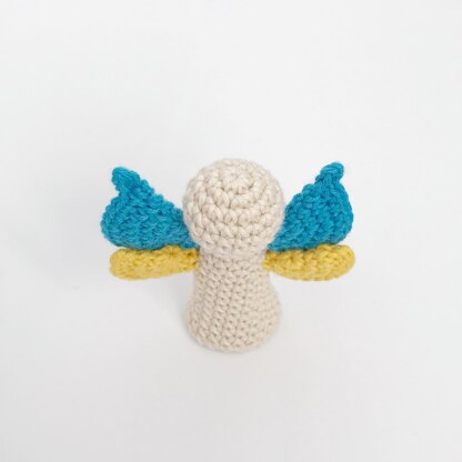Angel ornament amigurumi crochet pattern keychain Bag charm Crochet car mirror hanging