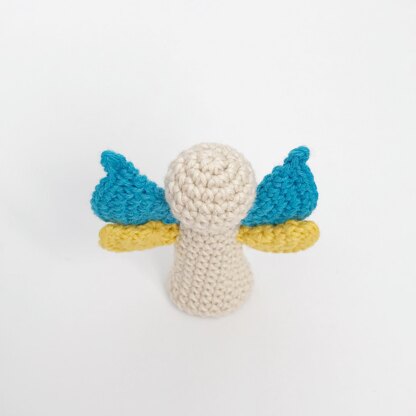 Angel ornament amigurumi crochet pattern