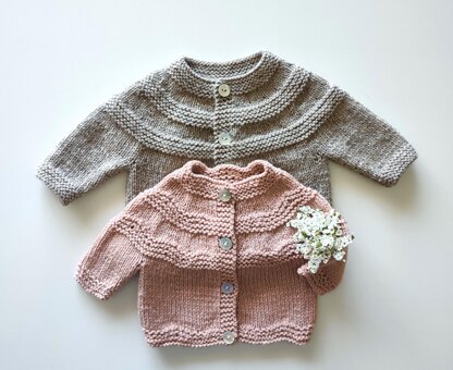 Gartinette Baby Cardigan | Preemie - 24 months.