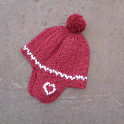 Be Mine Earflap Hat