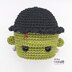 Frankake Frankenstein Cupcake Amigurumi Pincushion Pattern