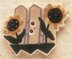 Mill Hill Button 43007 - Picket Fence with Sunflowers