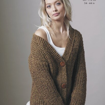 Cardigan and Sweater Knitted in King Cole Chunky - 5676 - Downloadable PDF