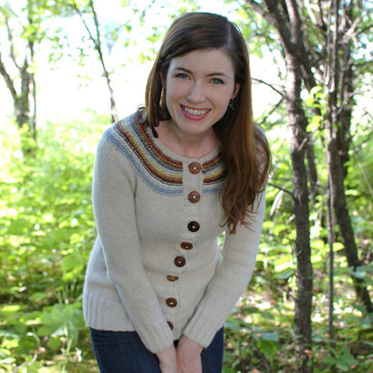 Never Not Knitting Playful Stripes Cardigan (Adult) PDF