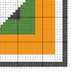 Kaleidoscope Blanket C2C CROCHET PATTERN 53×53 inches Colorwork Mosaic Afghan