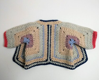 Granny square baby hot sale sweater pattern