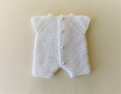 Garter Stitch Romper