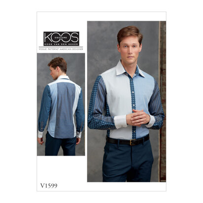 Vogue Men's Shirt V1599 - Sewing Pattern