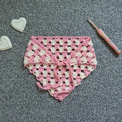 Crochet Feminine Cottagecore Bandana Pattern