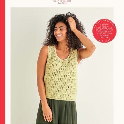 Crochet Vest in Sirdar Country Classic 4ply - 10243 - Downloadable PDF