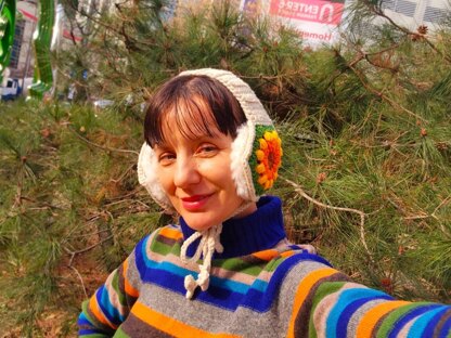 Sunflower Earmuffs Warmers