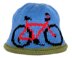 Cute Hats to Knit 5 - bicycle, raspberry beret, motorbike, Artic fox