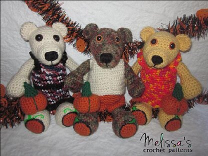 Halloween Pumpkin Bears - Halloween MCAL