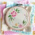 Tamar Circle of Flowers Printed Embroidery Kit - 4in