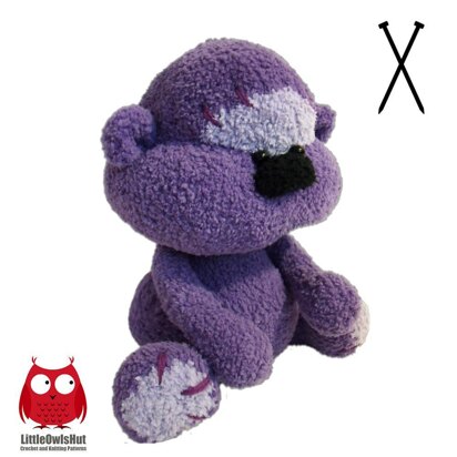 Cute Bear Cookie (knit) - knitting pattern
