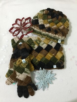 Knit hat Jonas blocks