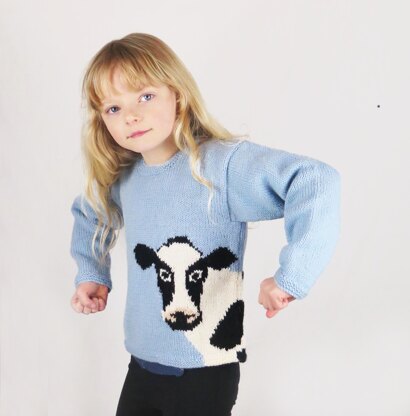 Cow Picture Sweater