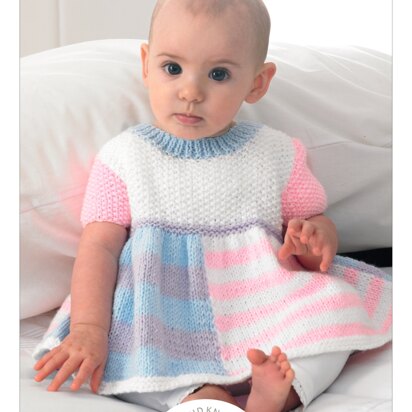 UKHKA 129 Dress, Cardigan and Hat - UKHKA129pdf - Downloadable PDF