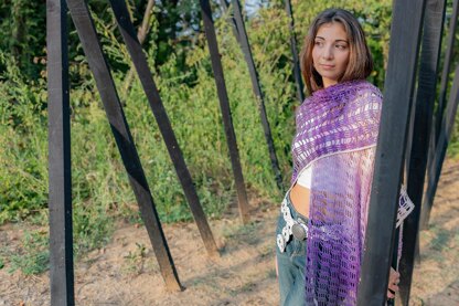 Abstract Allure Shawl