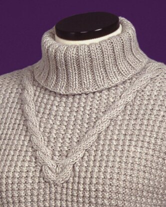 V-Cable Turtleneck #115