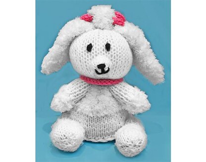 Penelope Poodle choc orange cover /15cm dog toy