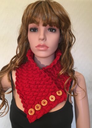 Sparkling Basketweave Neckwarmer