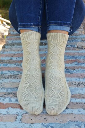 Angel Wings Heel Flap Socks