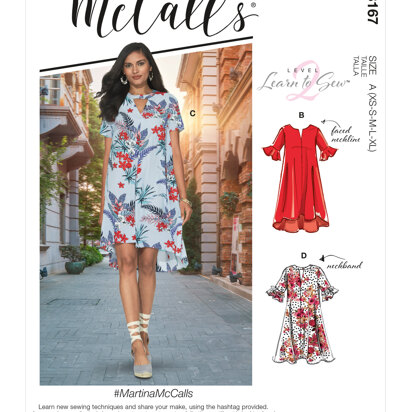 McCall's MartinaMcCalls - Misses' Dresses M8167 - Sewing Pattern