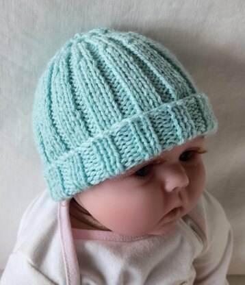 Jersey - Baby’s 8ply rib Beanie