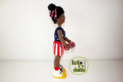Liberty, Small Crochet Doll Pattern