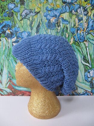 IRIS CABLE PEAK SLOUCH HAT